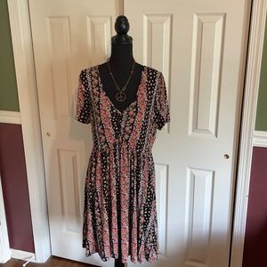 Like New! Forever 21 Printed Dress Size 0X